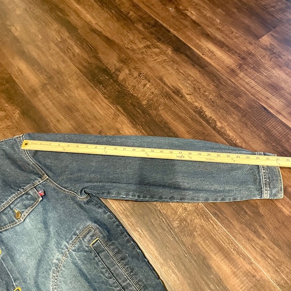 Vintage COOGI Blue Australia Denim Jacket Men’s Size XL Retro Button Up - Picture 11 of 13